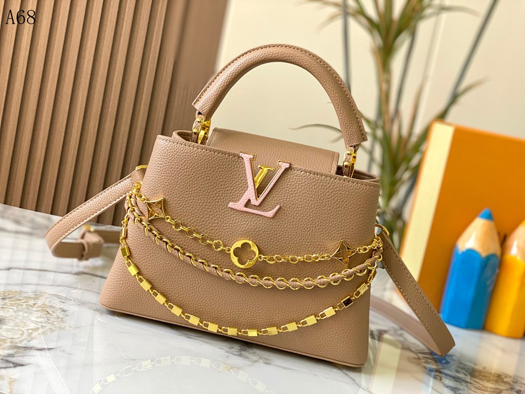 LVutton A68 Capucines Bag #3687 1 LVutton A68 Capucines Bag #3687