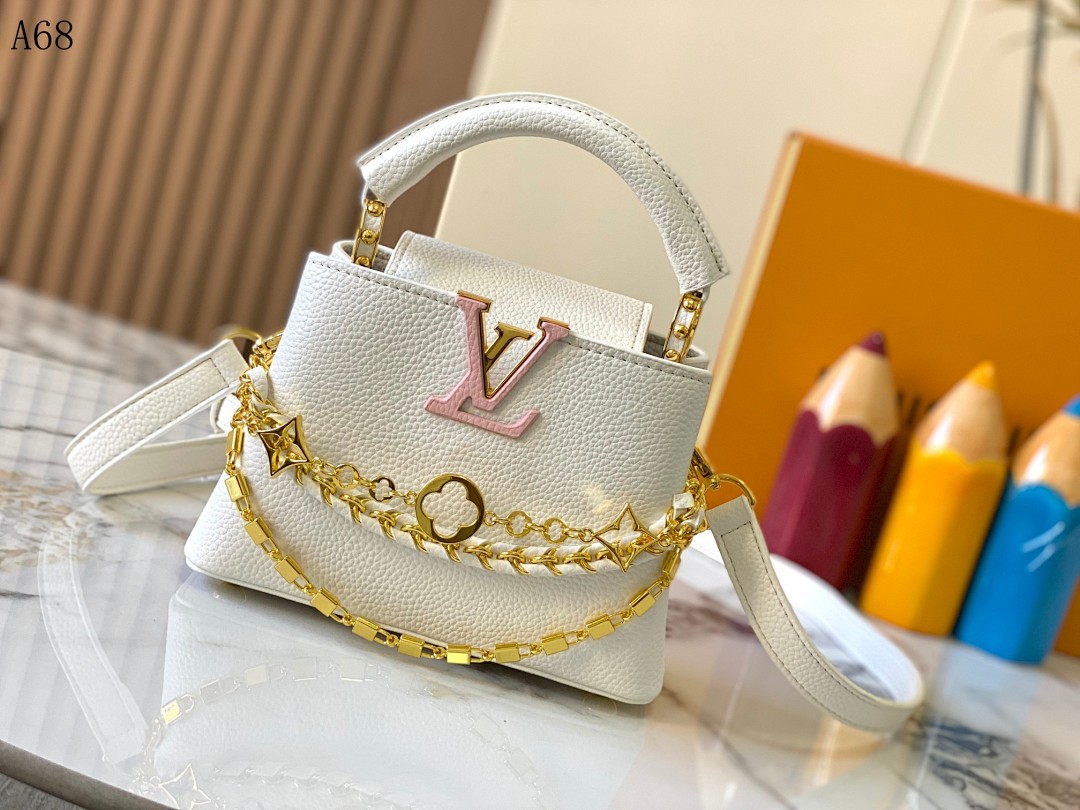 LVutton A68 Capucines Bag #3837 1 LVutton A68 Capucines Bag #3837