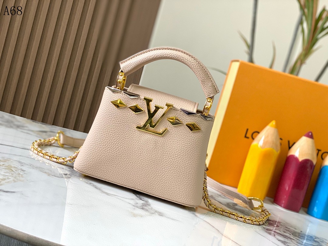 LVutton + A68 + Capucines Mini Bag #4210