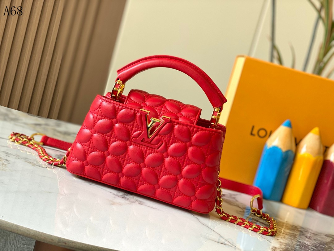 LVutton A68 Capucines Bag #4891 1 LVutton A68 Capucines Bag #4891