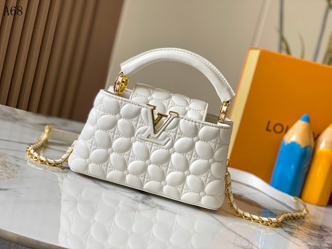 LVutton + A68 + Capucines Mini Bag #3925 1 LVutton + A68 + Capucines Mini Bag #3925