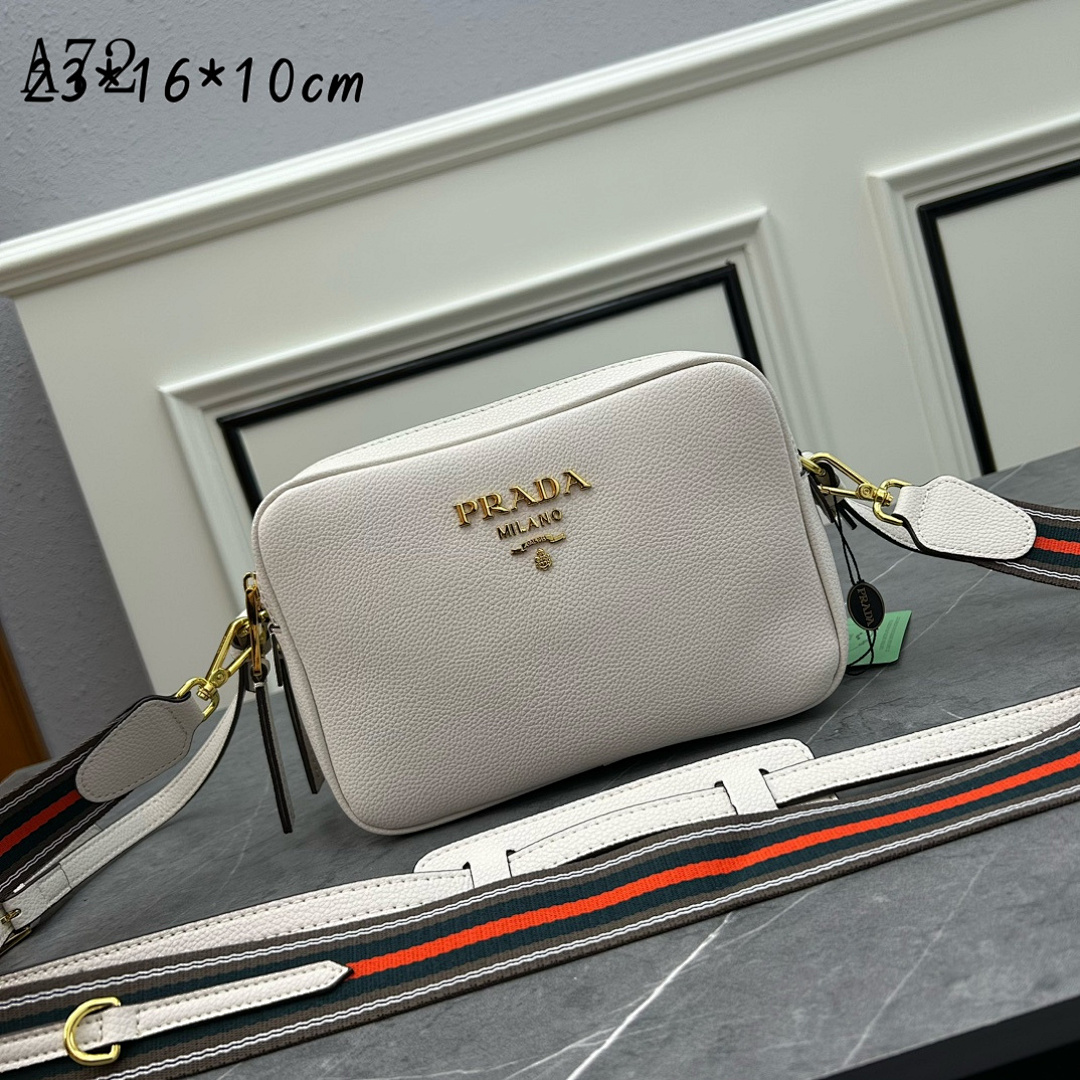 Pr4da Milano Leather Crossbody Bag #1717