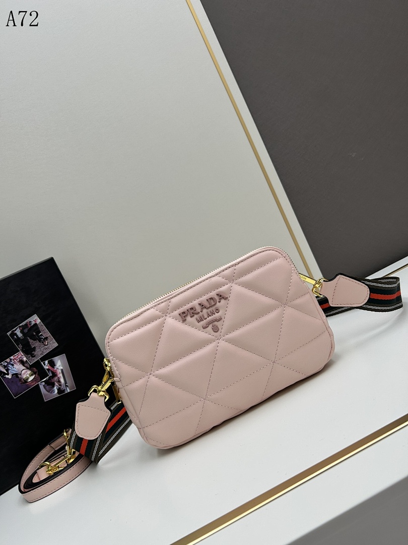 Pr4da Milano Quilted Crossbody Bag #1920