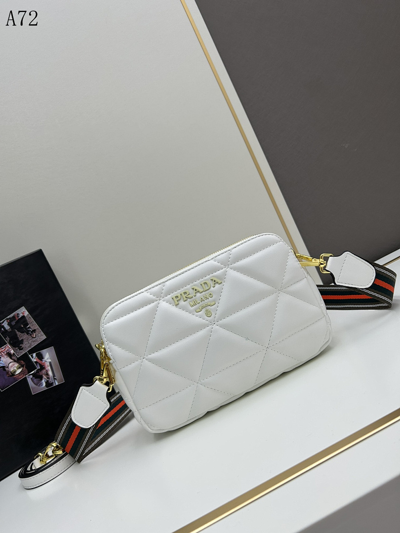 Pr4da Re-Edition Quilted Leather Crossbody Bag #1670