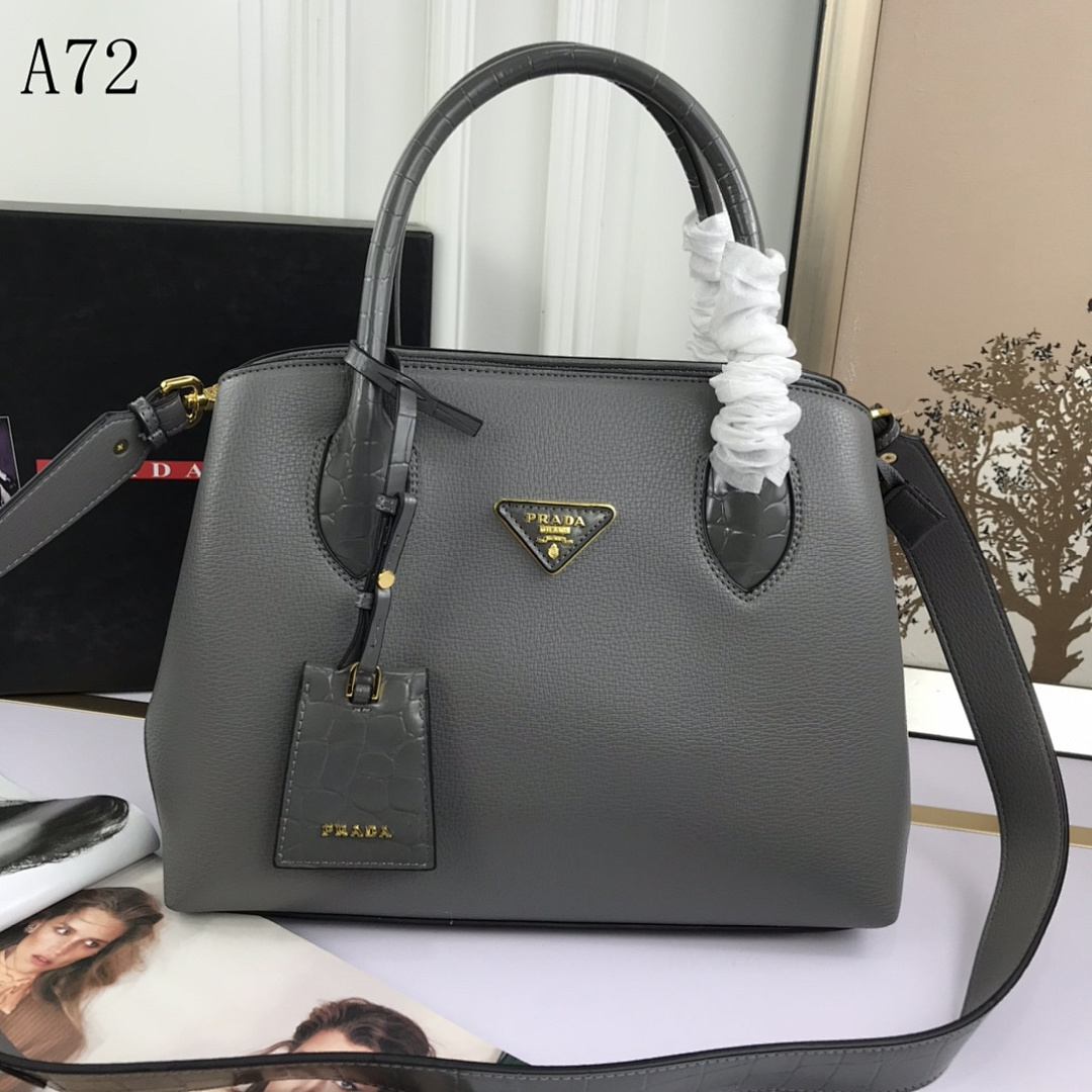 Pr4da Saffiano Leather Tote Bag #1624