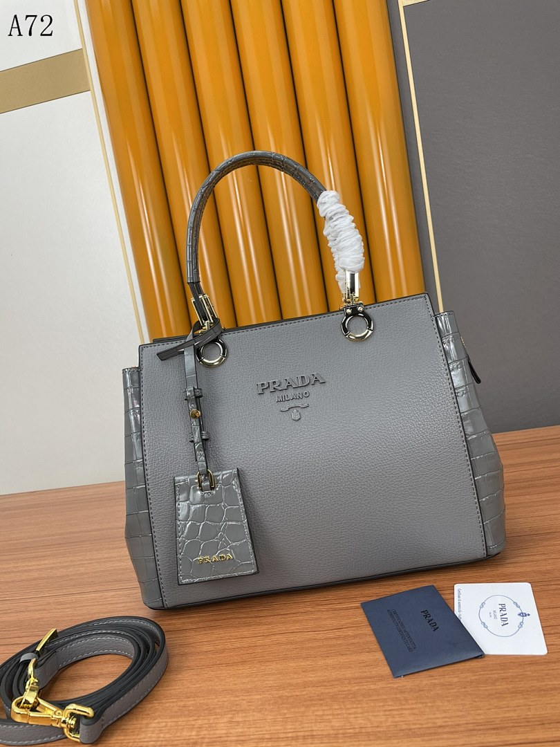 Pr4da – Saffiano Leather Tote Bag #1869