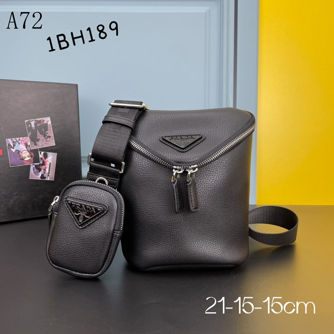 Pr4da A72 1BH189 Re-Nylon Crossbody Bag #1731