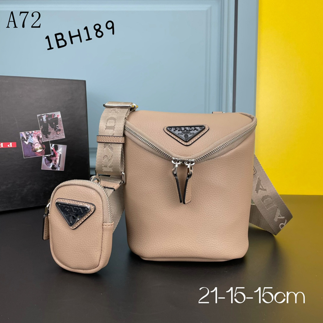 Pr4da A72 1BH189 Re-Edition Nylon Crossbody Bag #1995