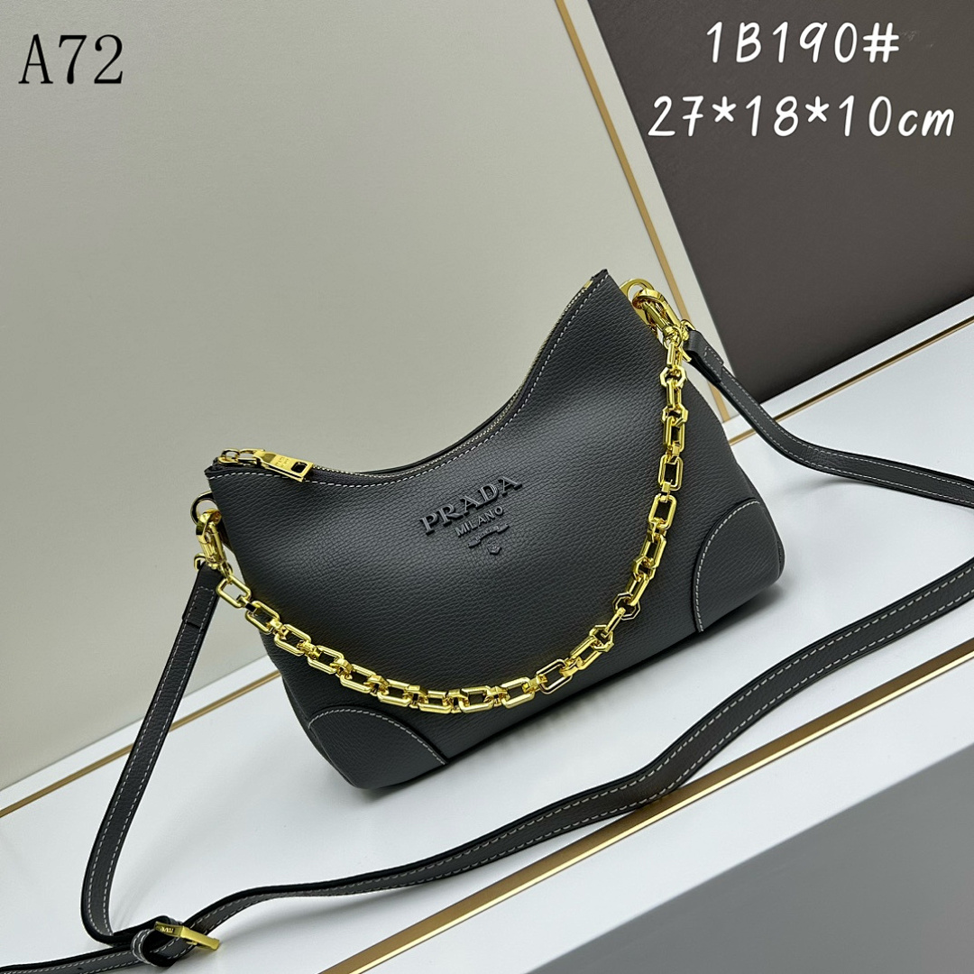 Pr4da 1B190# Chain Shoulder Bag #1928