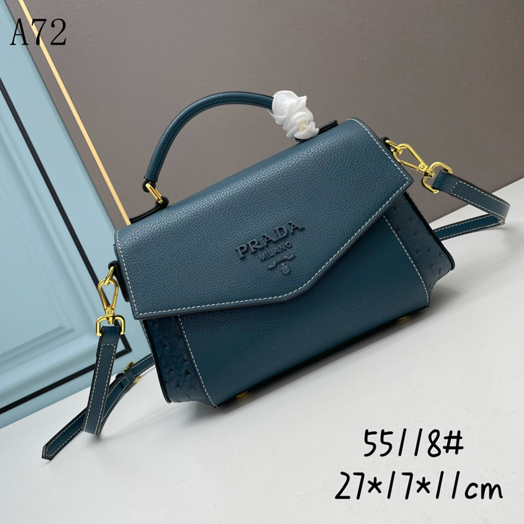 Pr4da 55118# Saffiano Leather Crossbody Bag #1919