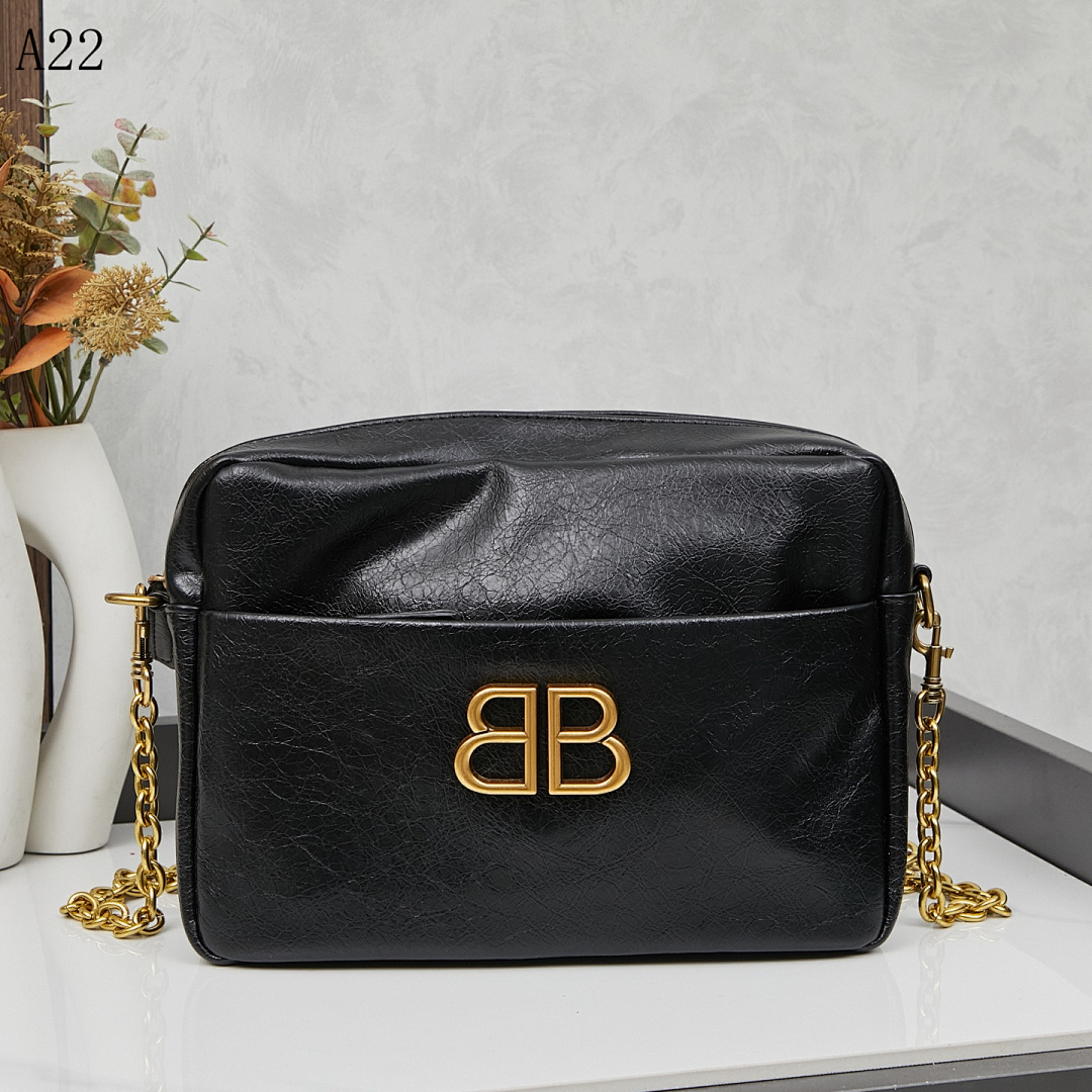 Balmain + A22 + BB Logo Crossbody Bag #6223