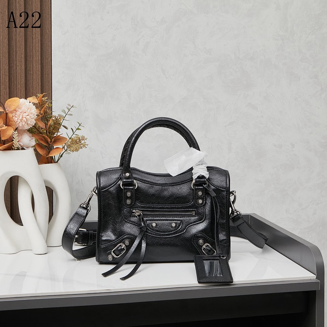 Balensiaga + A22 + Mini City Bag #6139