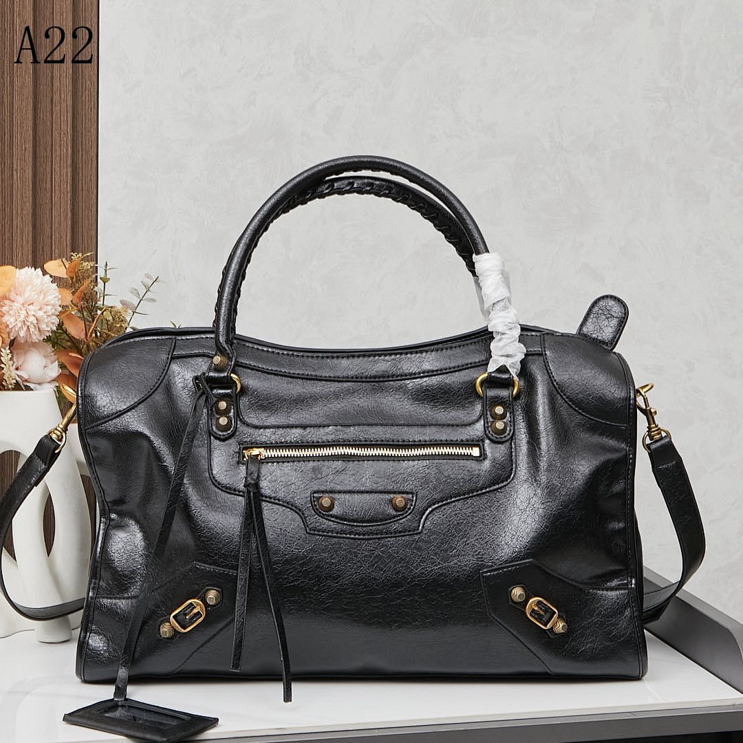 Balensiaga + A22 + Classic Leather Tote Bag #6212