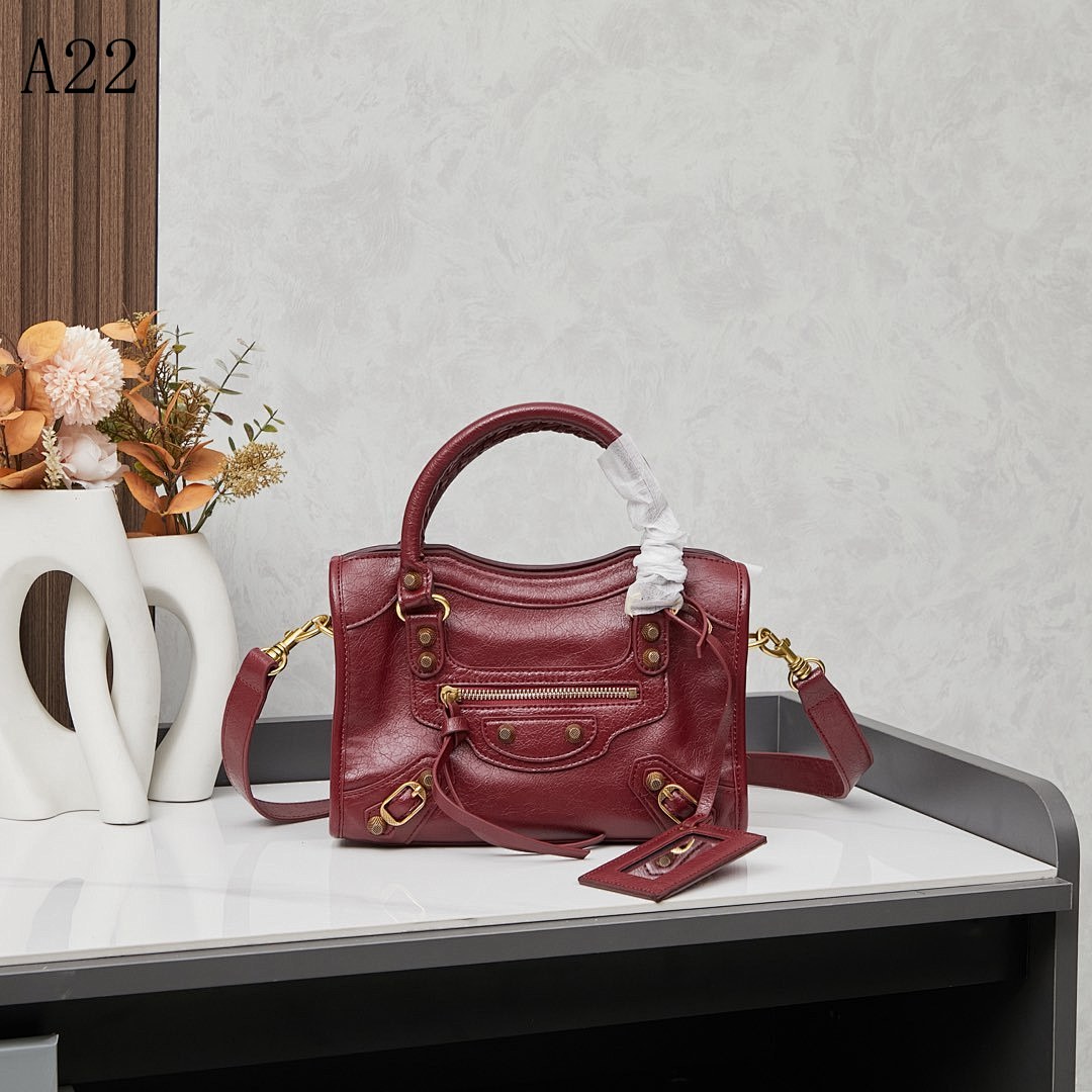 Balensiaga + A22 + Mini City Bag #6148