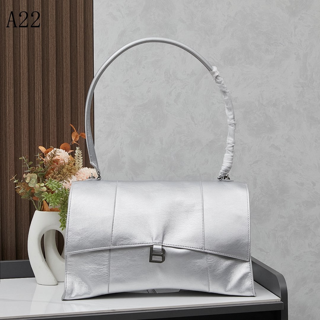 A22 Silver Metallic Handbag #6140