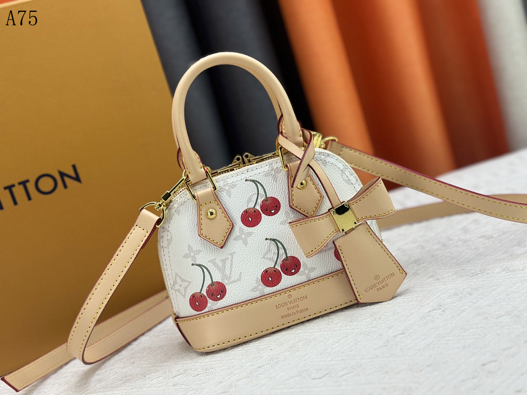 LVutton A75 Cherry Print Mini Bag #3709 1 LVutton A75 Cherry Print Mini Bag #3709