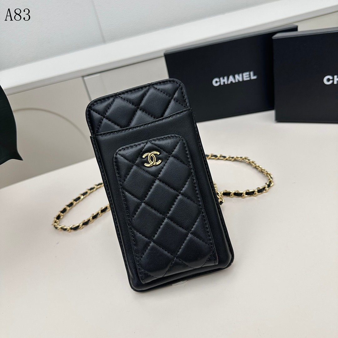 Chan3l Classic Quilted Phone Crossbody Bag #766