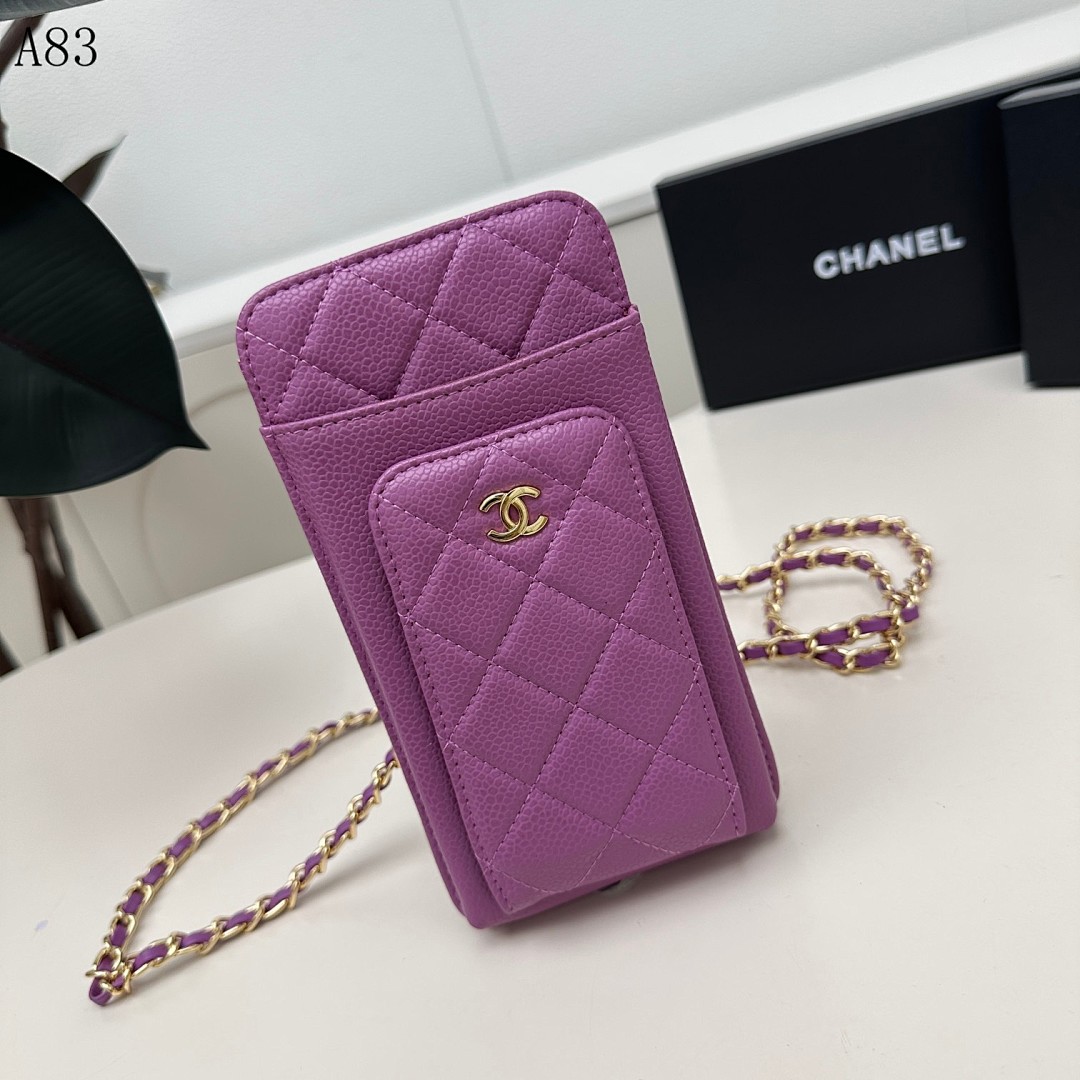 Chan3l A83 Quilted Phone Bag #3553