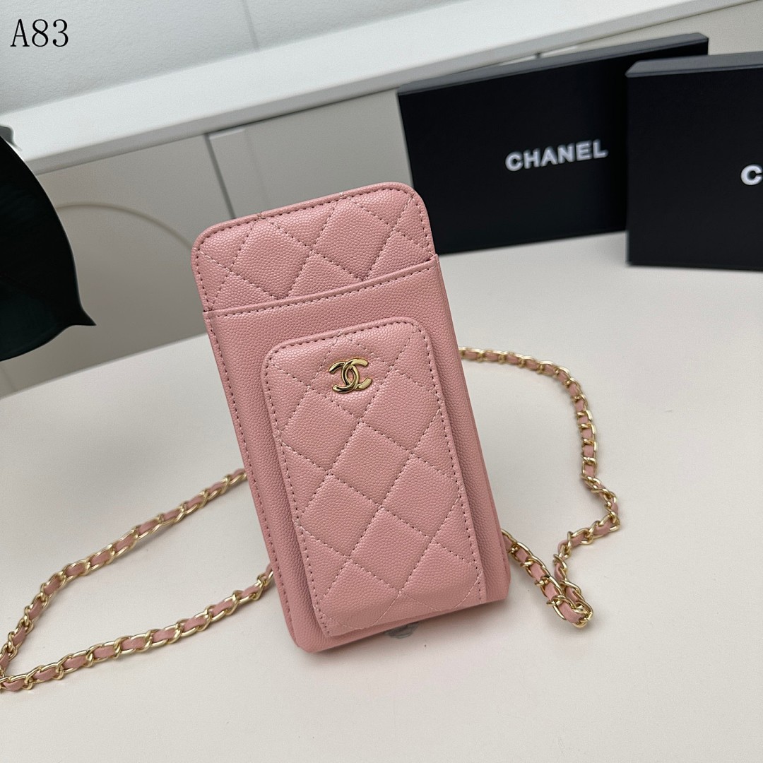 Chan3l Classic Quilted Phone Case #761