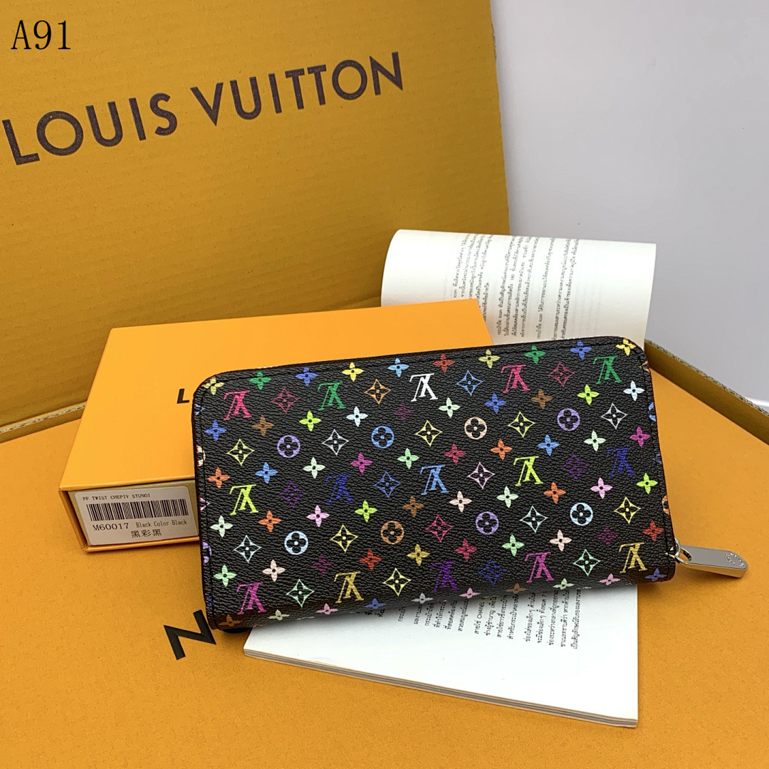 LVutton x Takashi Murakami Monogram Multicolore Zip Around Wallet #732 1 LVutton x Takashi Murakami Monogram Multicolore Zip Around Wallet #732