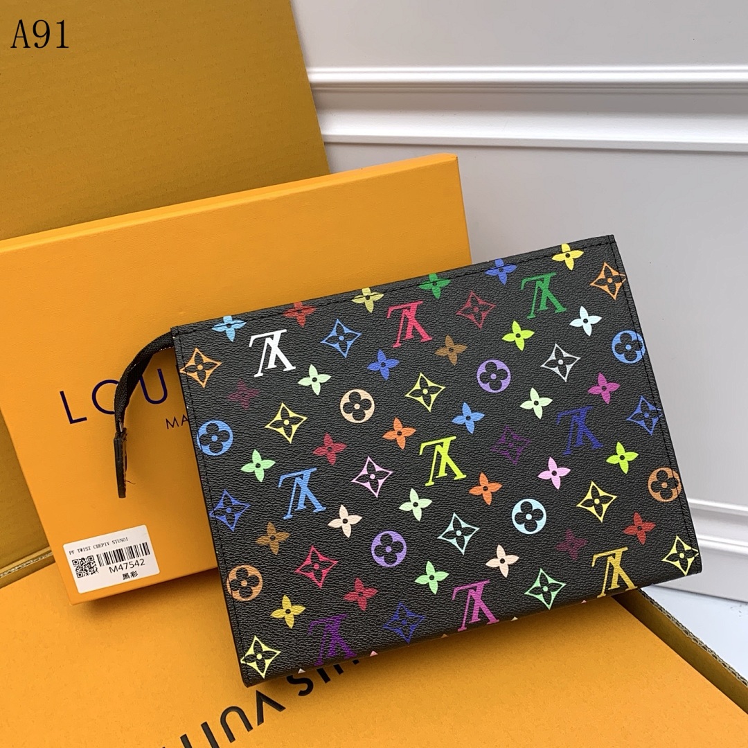 LVutton M47542 Multi-Color Monogram Pochette #5919 1 LVutton M47542 Multi-Color Monogram Pochette #5919