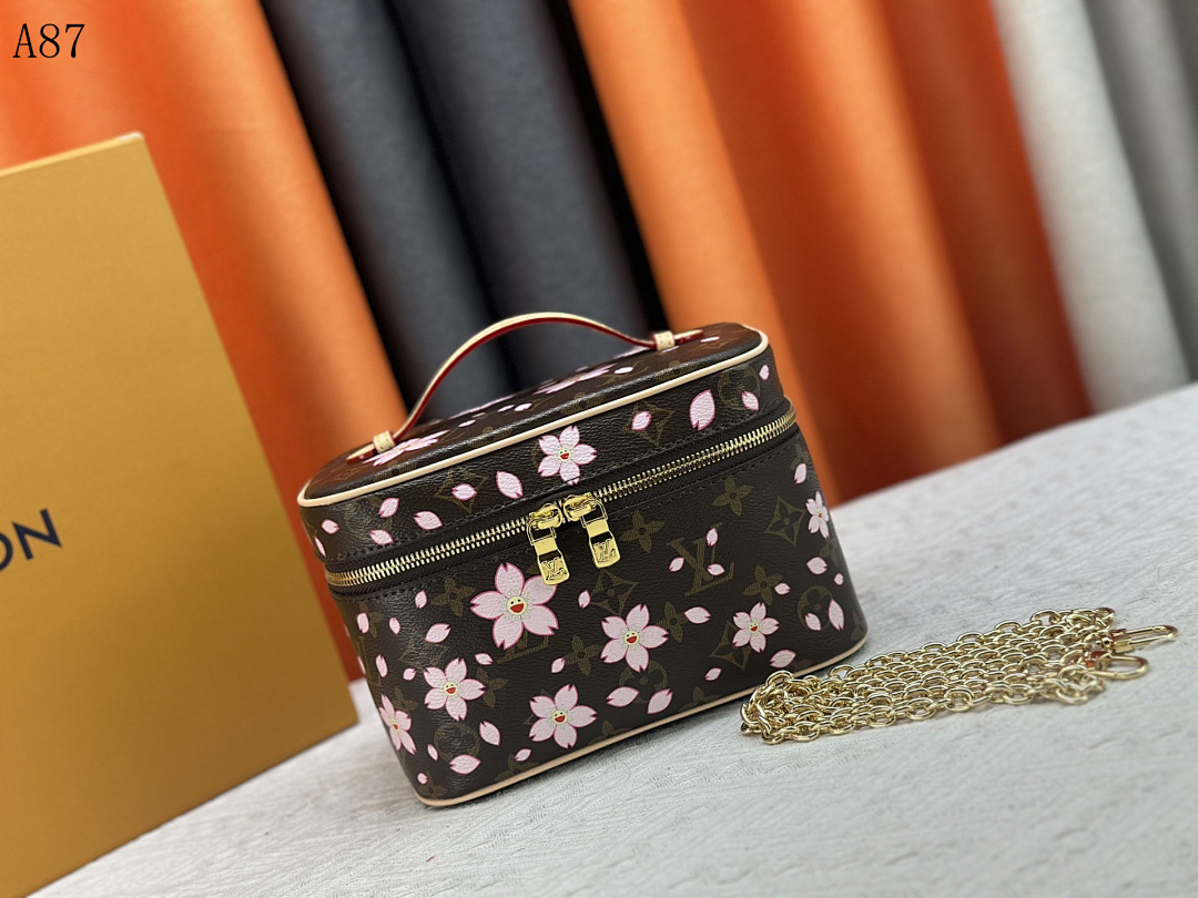 LVutton + A87 + Cherry Blossom Box Bag #4717