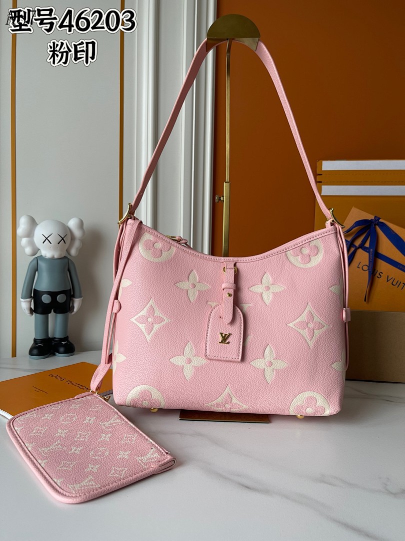 LVutton 46203 Pink Monogram Bag #3886