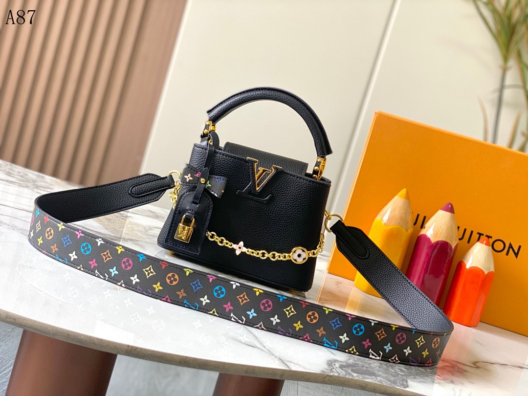 LVutton + A87 + Capucines Mini Bag #4557