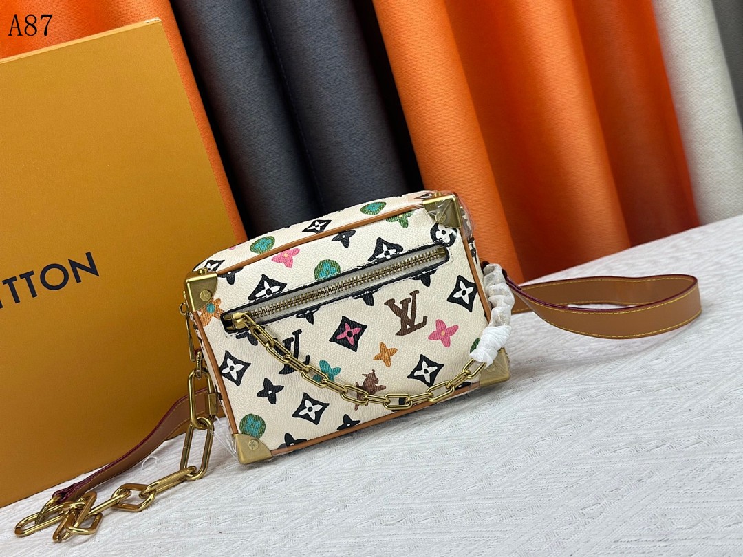 LVutton A87 Multicolor Monogram Crossbody Bag #4536