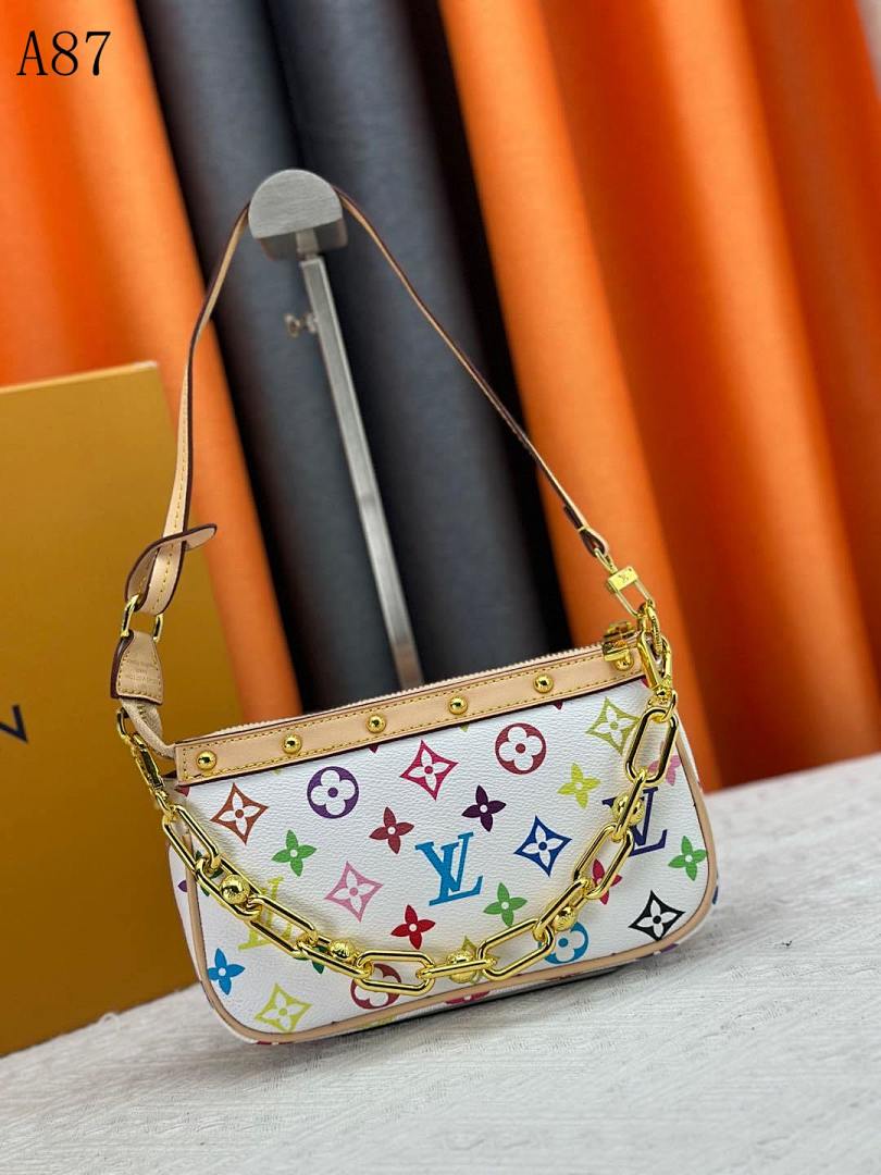 LVutton A87 Multicolor Monogram Bag #3610