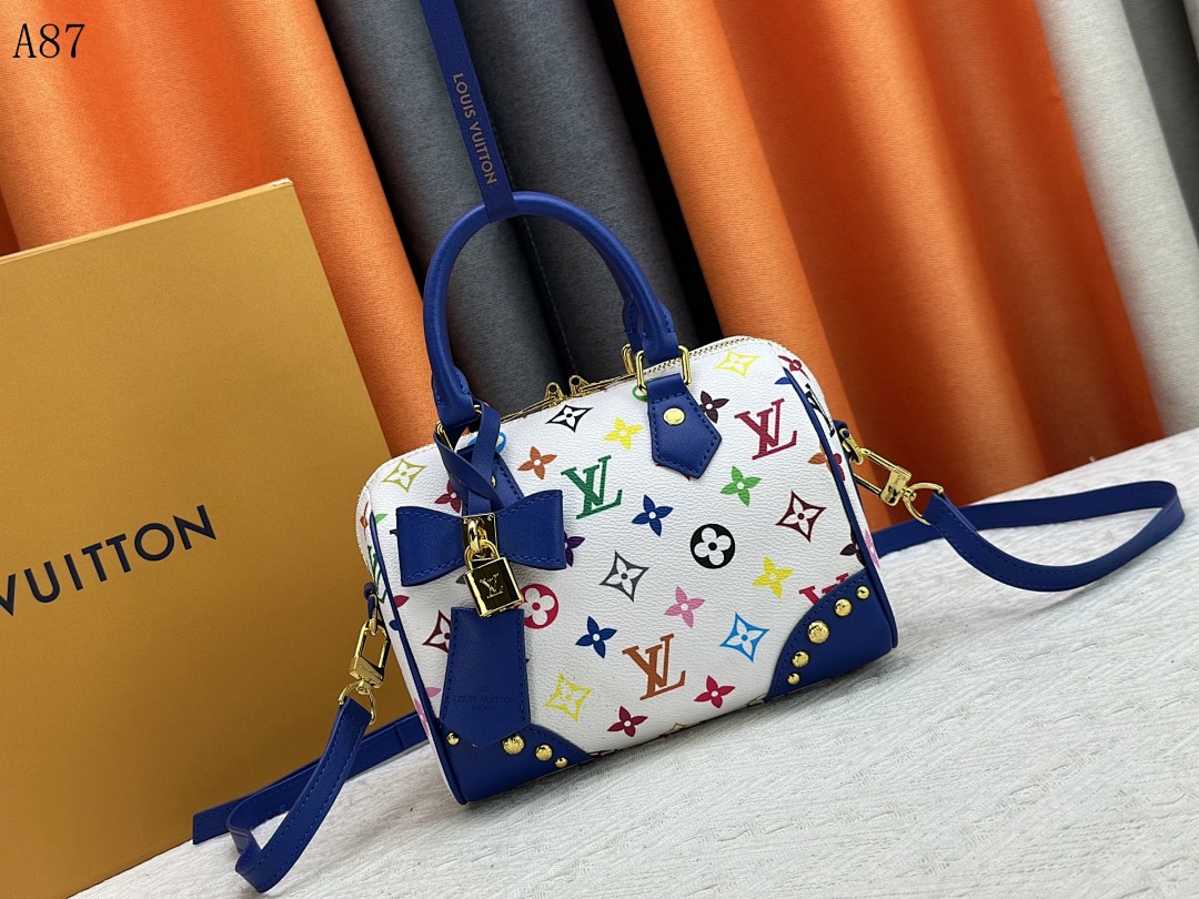 LVutton A87 Multicolor Monogram Speedy Bag #4350 1 LVutton A87 Multicolor Monogram Speedy Bag #4350