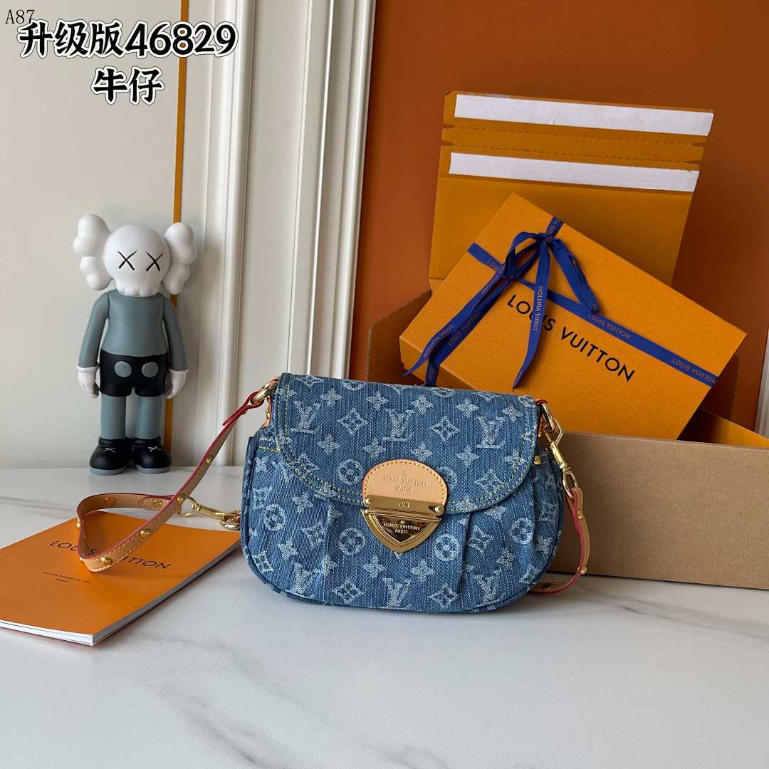 LVutton 46829 Denim Crossbody Bag #3794
