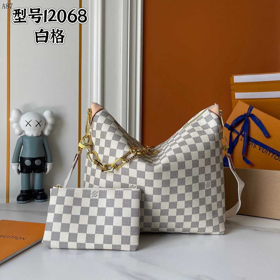 LVutton I2068 White Damier Bag #3688