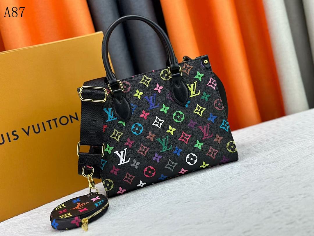 LVutton A87 Multi-Color Monogram Bag #3890