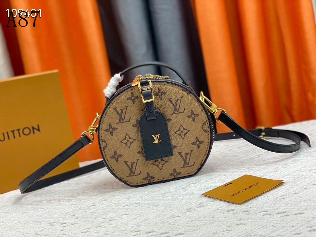 LVutton + A87 + Round Shoulder Bag #4749 1 LVutton + A87 + Round Shoulder Bag #4749
