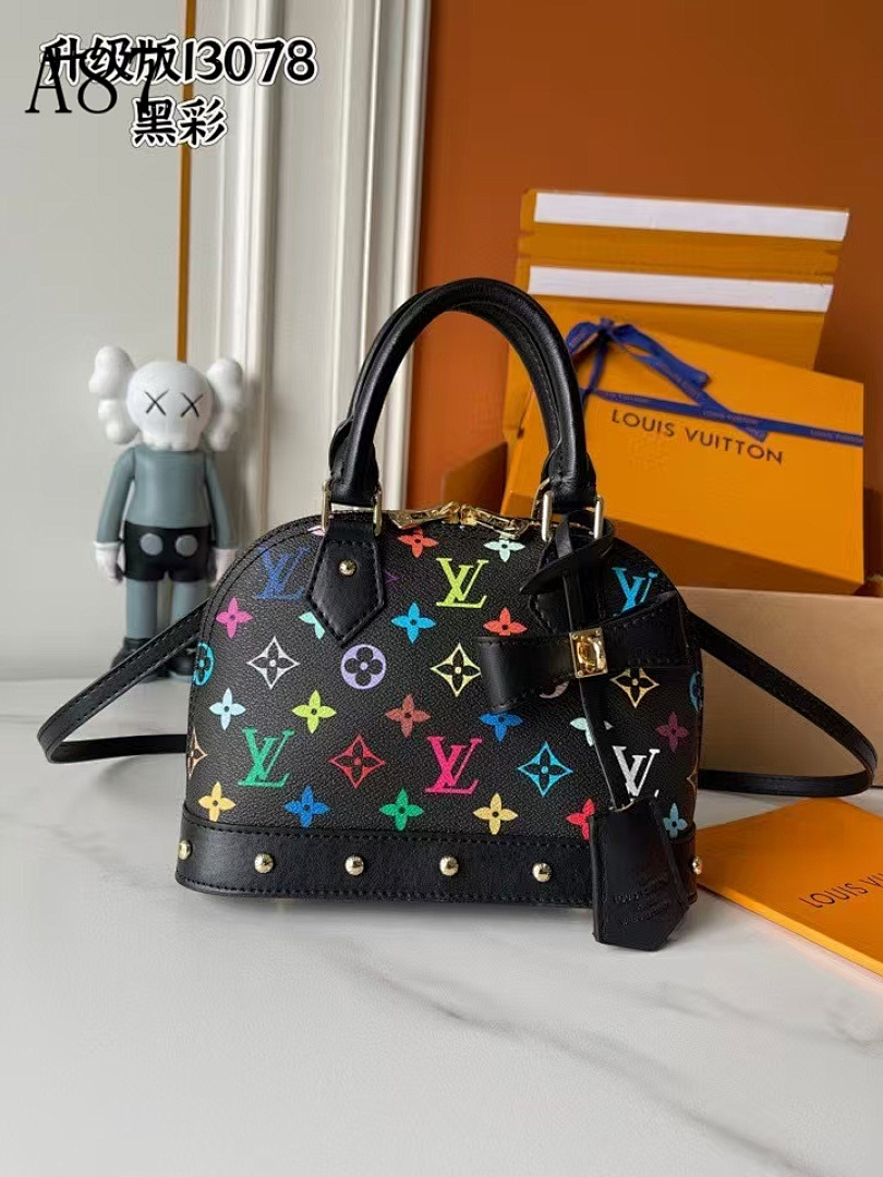 LVutton + 13078 + Alma BB Multicolor Monogram Bag #3775 1 LVutton + 13078 + Alma BB Multicolor Monogram Bag #3775