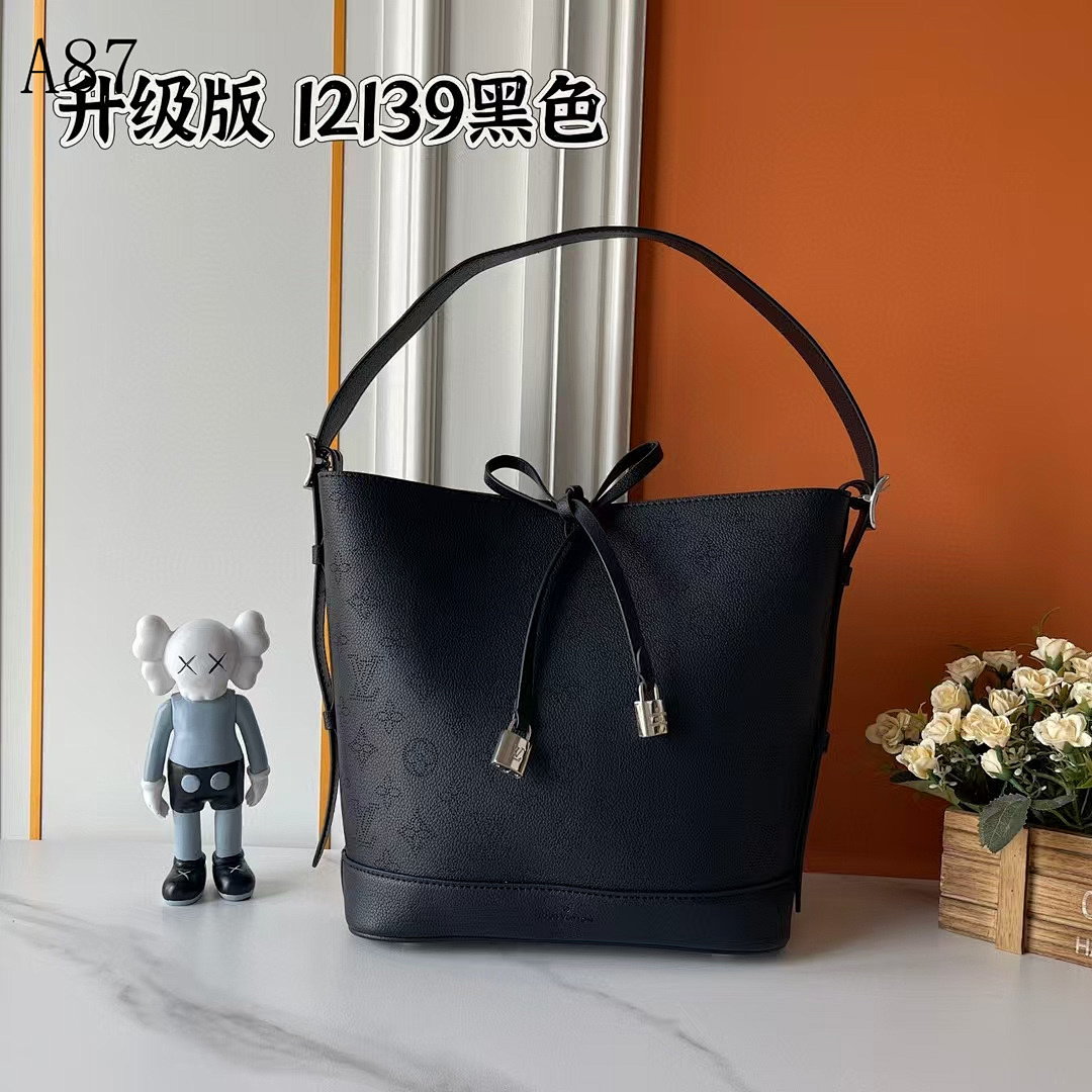 A87 Upgraded Version I2I39 Black Bucket Bag #3889 1 A87 Upgraded Version I2I39 Black Bucket Bag #3889