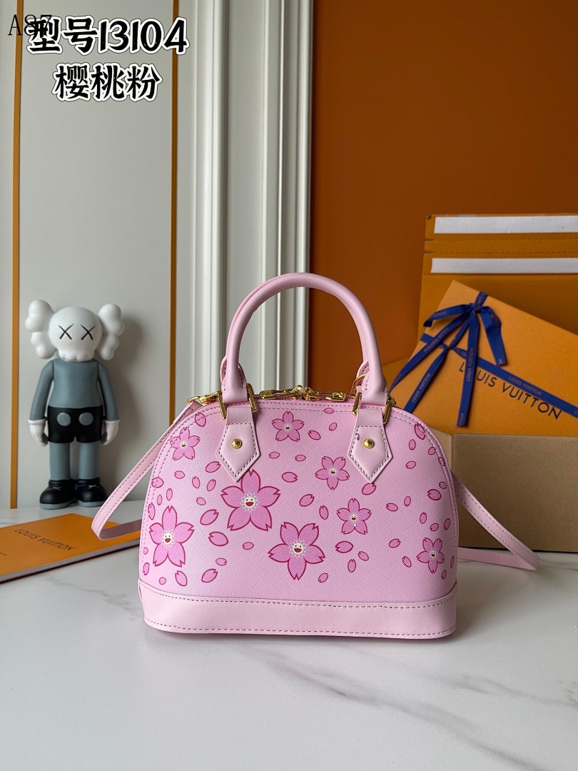 LVutton + I3104 + Cherry Blossom Pink Bag #4302 1 LVutton + I3104 + Cherry Blossom Pink Bag #4302