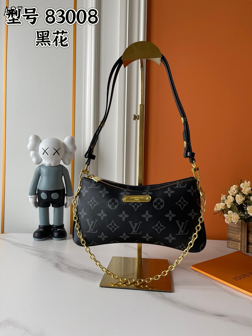 LVutton + 83008 + Black Monogram Crossbody Bag #3895 1 LVutton + 83008 + Black Monogram Crossbody Bag #3895