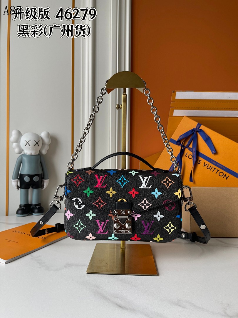 LVutton 46279 Multicolor Monogram Bag #3744