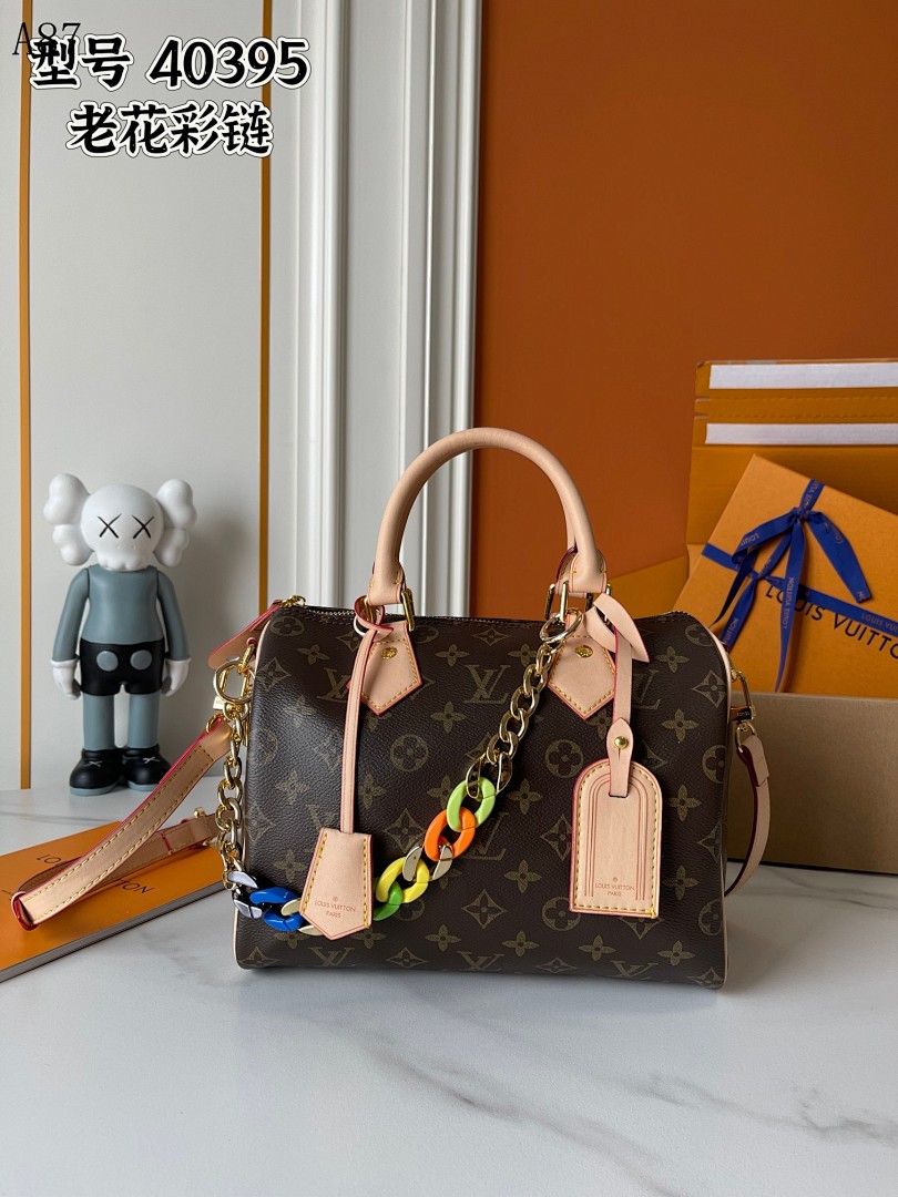 LVutton 40395 Monogram Multicolor Chain Bag #4231