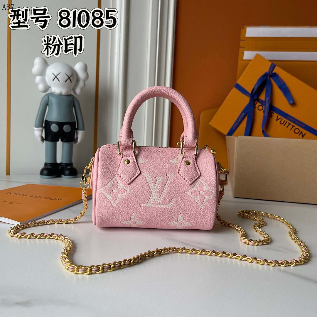 LVutton 81085 Pink Monogram Bag #4527