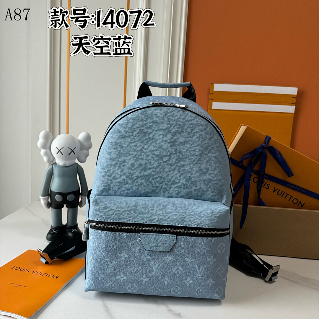 LVutton I4072 Sky Blue Backpack #3618 1 LVutton I4072 Sky Blue Backpack #3618