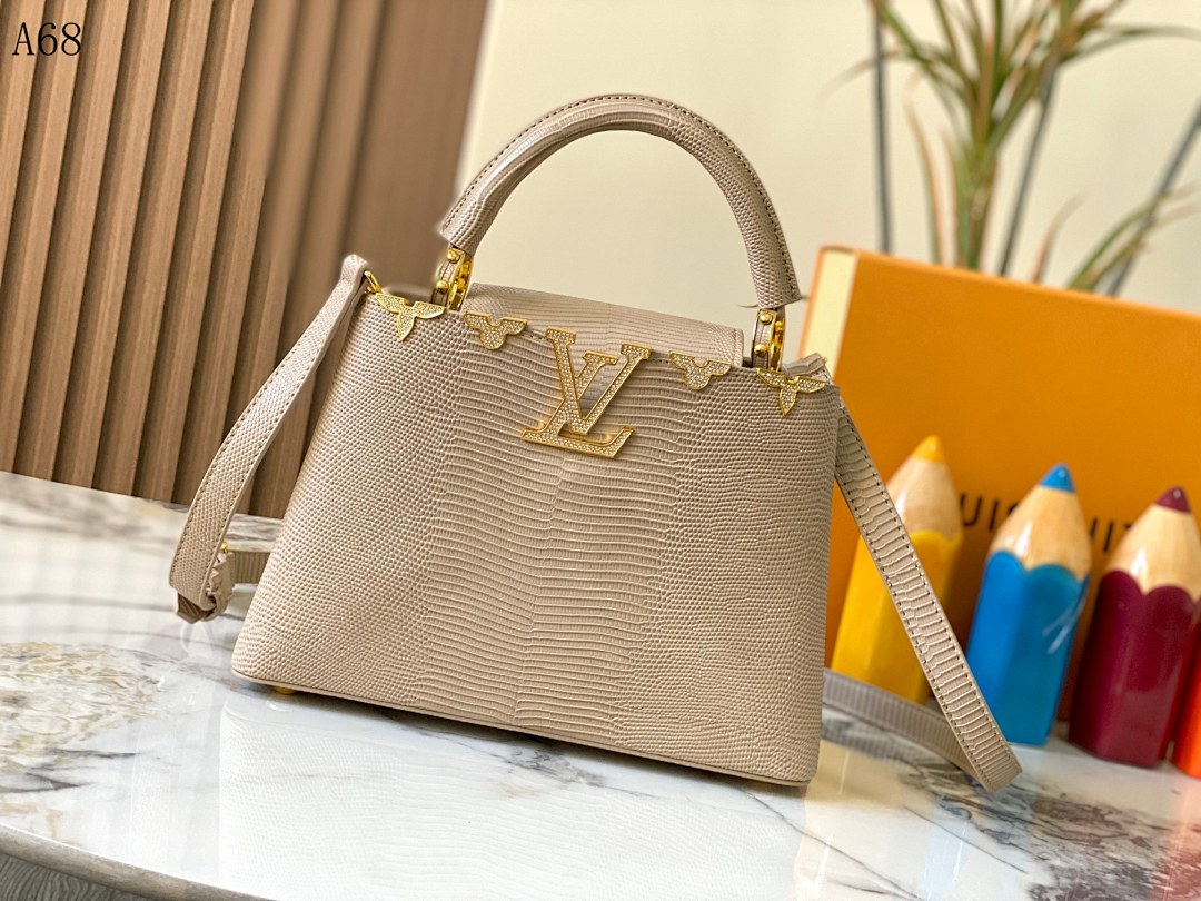 LVutton A68 Capucines Bag #4853 1 LVutton A68 Capucines Bag #4853