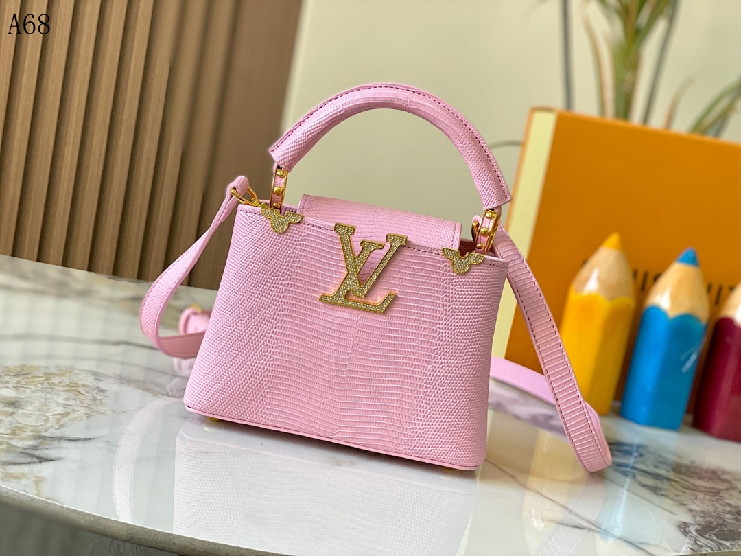LVutton + A68 + Capucines Mini Bag #3700