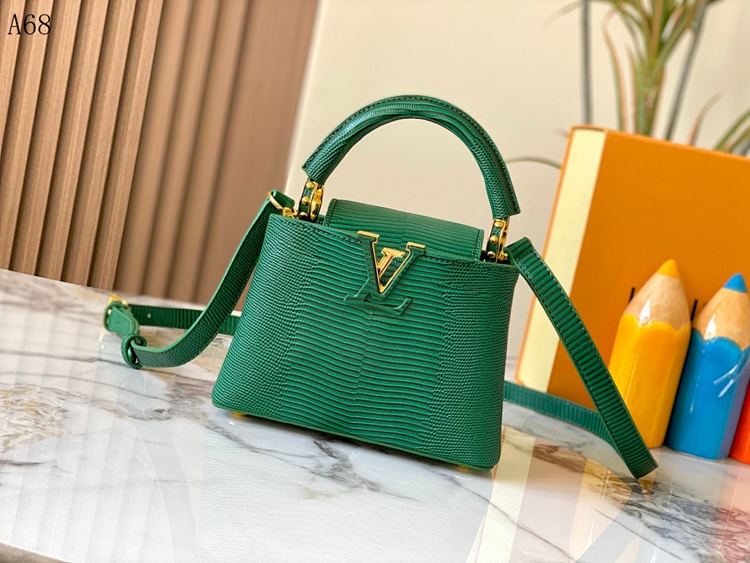 LVutton + A68 + Capucines Mini Bag #4817