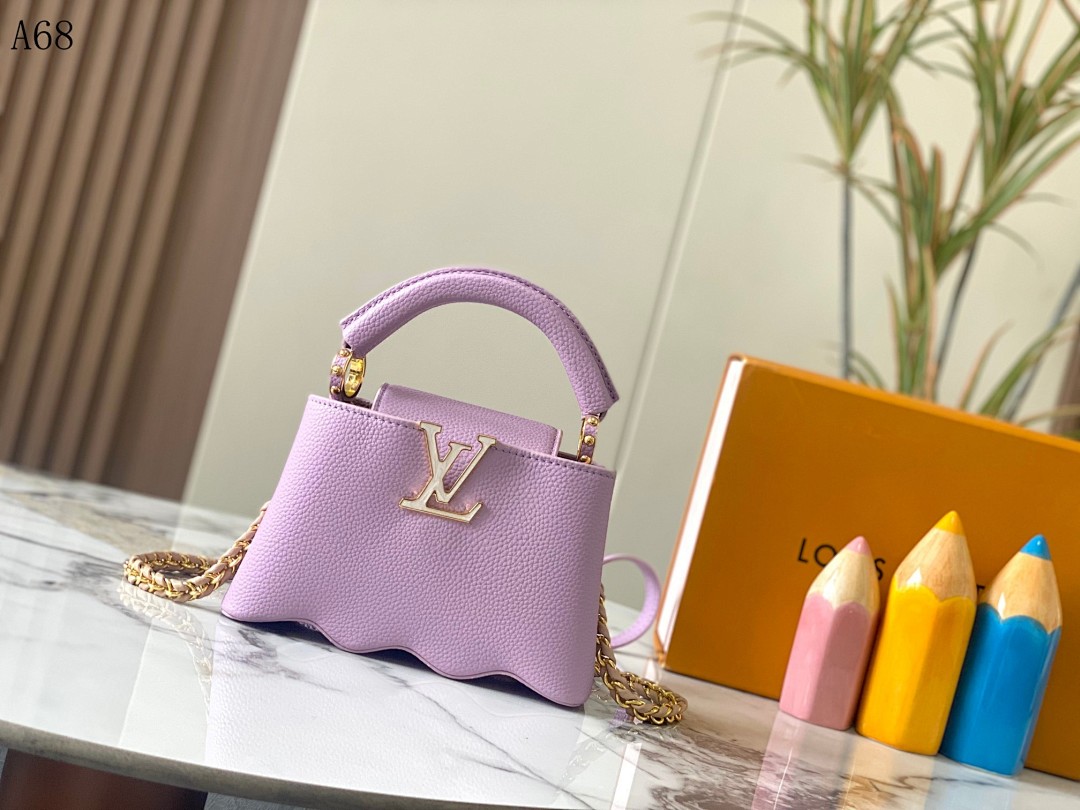 LVutton + A68 + Capucines Mini Bag #4654
