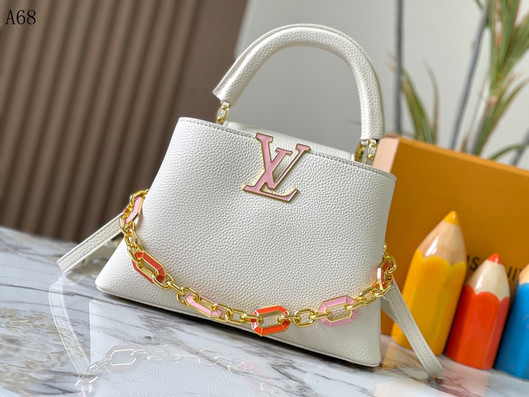 LVutton + A68 + Capucines Mini Bag #4806