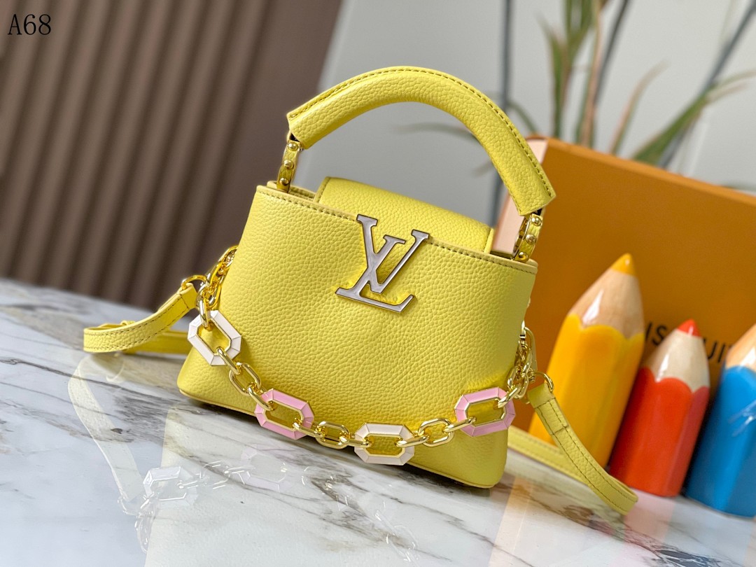 LVutton + A68 + Capucines Mini Bag #3708