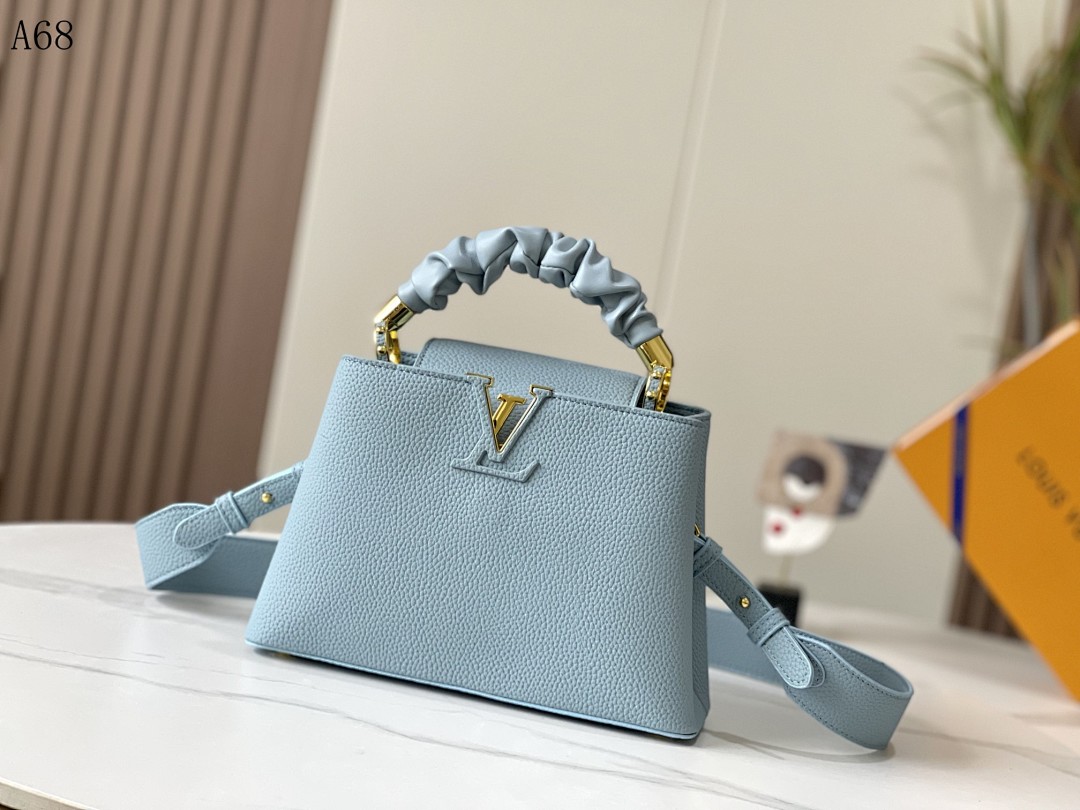 LVutton + A68 + Capucines Mini Bag #3699 1 LVutton + A68 + Capucines Mini Bag #3699